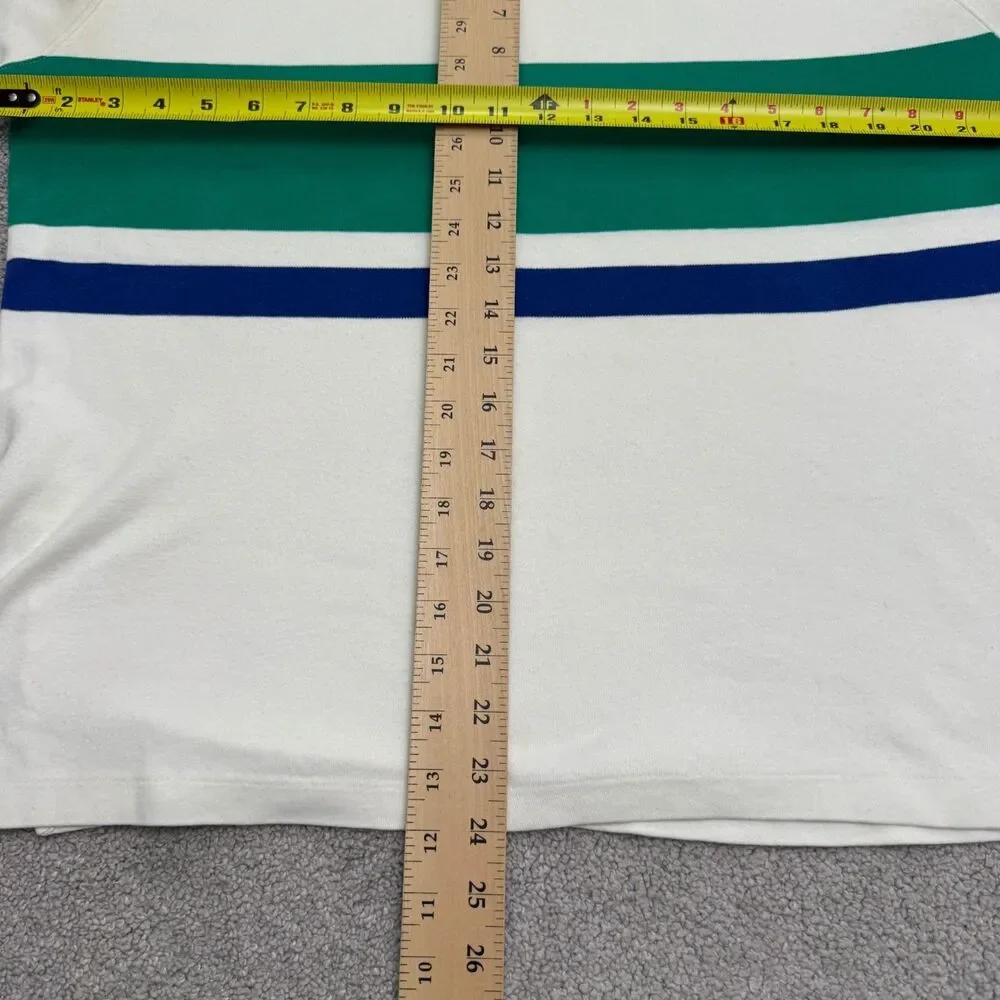 Vintage J.Crew Outfitters Striped Colorblock Turtleneck Long Sleeve Top Large